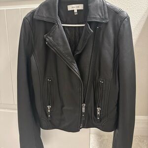 New black leather Jacket